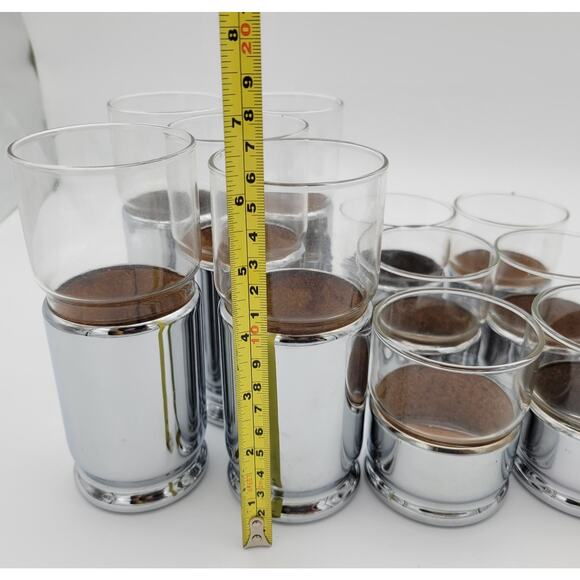 1950s Mid Century Modern Insulated Chrome Hellerware Pitcher & Glass Set MCM - Picture 14 of 16